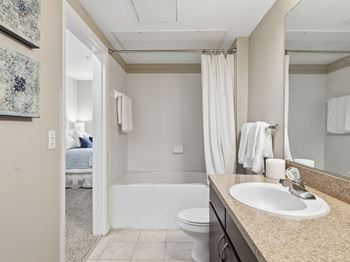 Relaxing garden tubs in all floorplans